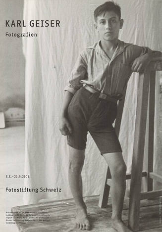 Karl Geiser, Fotostiftung Schweiz