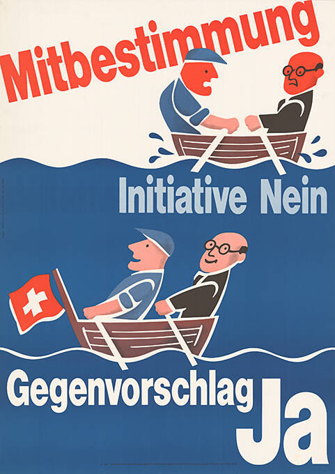 Mitbestimmung, Initiative Nein, Gegenvorschlag Ja
