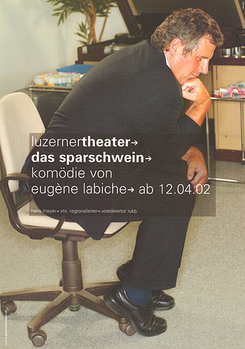 Das Sparschwein, Eugene Labiche, Komödie, Luzerner Theater