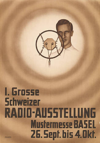 1. Grosse Schweizer Radio-Ausstellung, Mustermesse Basel