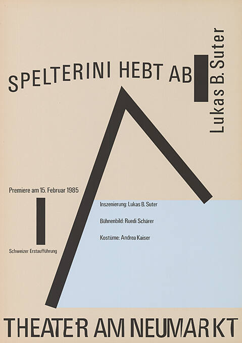 Spelterini hebt ab, Theater am Neumarkt