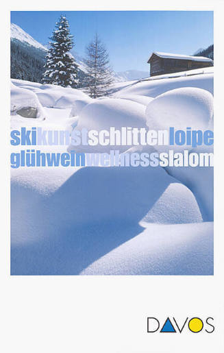 Ski, Kunst, Schlitten, Loipe, Glühwein, Wellness, Slalom, Davos