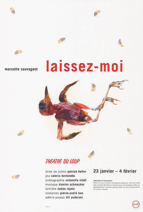 Laissez-moi, Marcelle Sauvagot, Théâtre du Loup, Genève