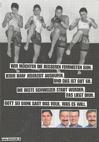 Wir möchten die besseren Feministen sein. […]  www.vierfuersie.ch