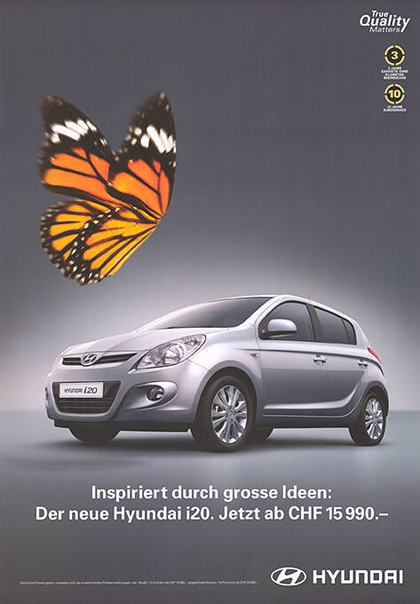 Inspiriert durch grosse Ideen: Der neue Hyundai i20.