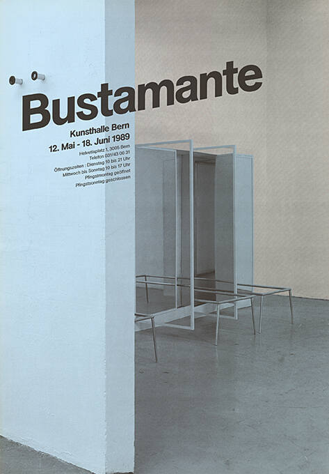 Bustamante, Kunsthalle Bern