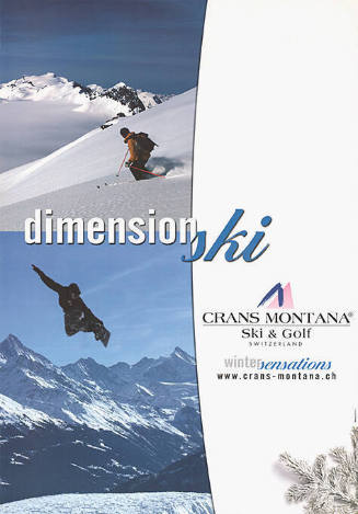 Crans Montana, Dimension Ski