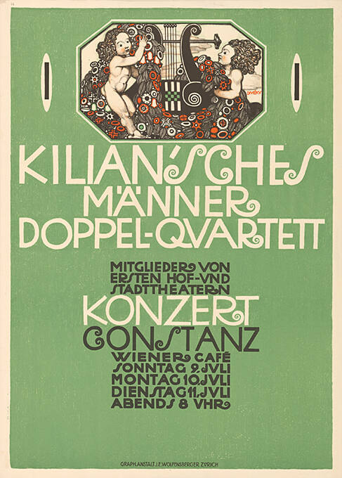 Kilian’sches Männer Doppel-Quartett, Konzert, Wiener Café, Constanz