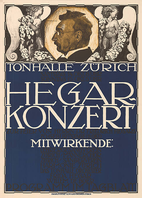 Hegar-Konzert, Tonhalle Zürich