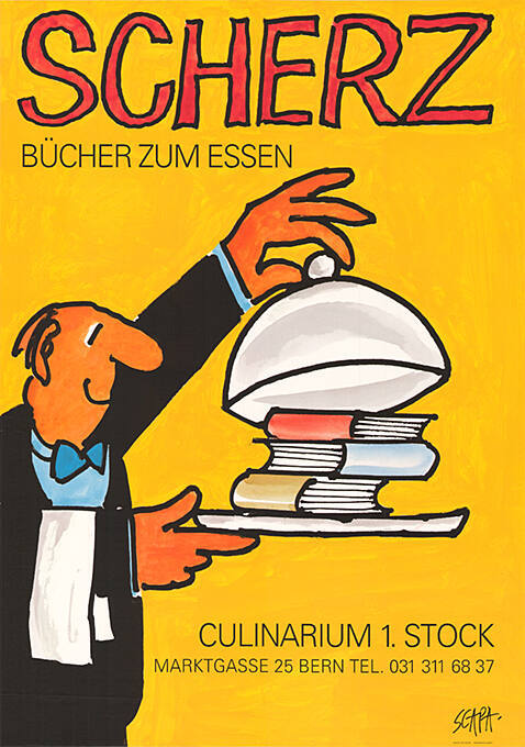 Scherz, Bücher zum Essen, Culinarium 1. Stock