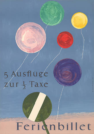 5 Ausflüge zur ½ Taxe, Ferienbillet