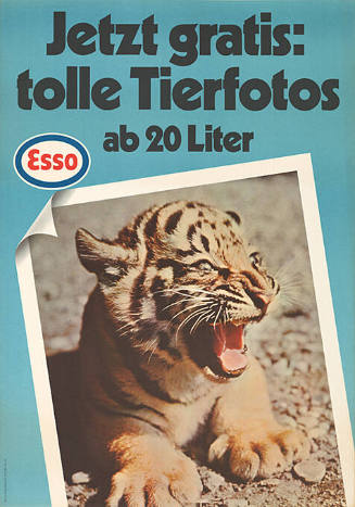 Jetzt gratis: tolle Tierfotos, ab 20 Liter, Esso