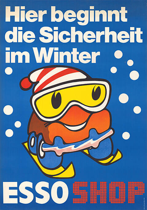 Hier beginnt die Sicherheit im Winter, Esso Shop