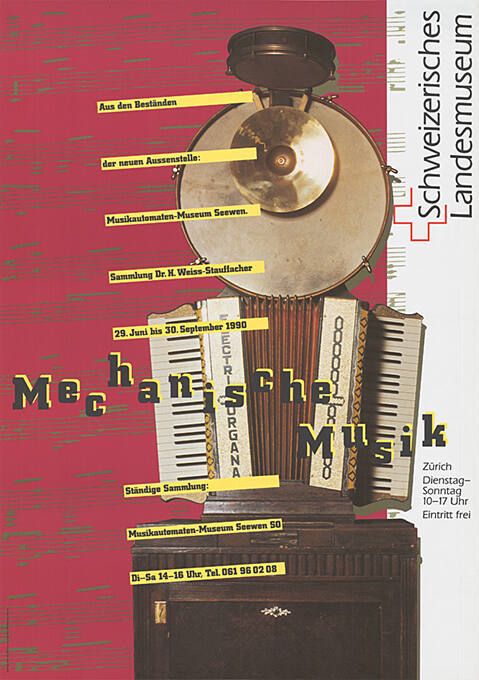 Mechanische Musik, Musikautomaten-Museum Seewen, Schweizerisches Landesmuseum