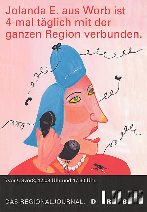 Jolanda E. aus Worb ist 4-mal täglich mit der ganzen Region verbunden. Das Regionaljournal. DRS 1