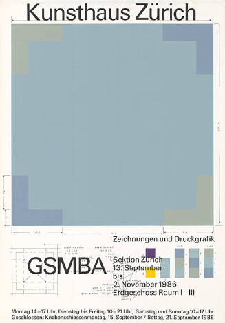 GSMBA, Zeichnungen und Druckgrafik, Kunsthaus Zürich