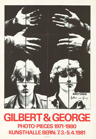 Gilbert & George, Photo-Pieces 1971–1980, Kunsthalle Bern