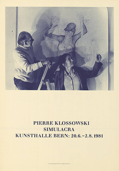 Pierre Klossowski, Simulacra, Kunsthalle Bern