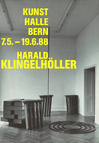 Harald Klingelhöller, Kunsthalle Bern