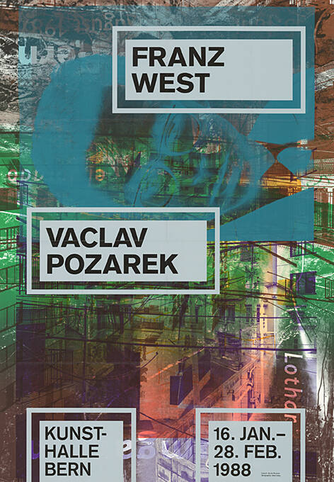 Franz West, Vaclav Pozarek, Kunsthalle Bern