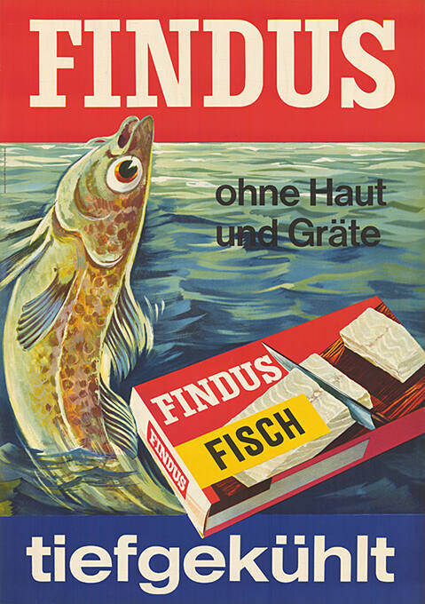 Findus tiefgekühlt, ohne Haut und Gräte, Findus Fisch