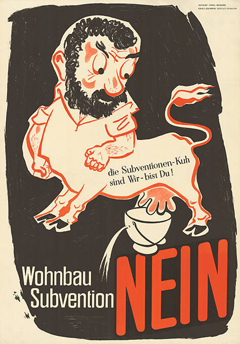 Wohnbau Subvention Nein