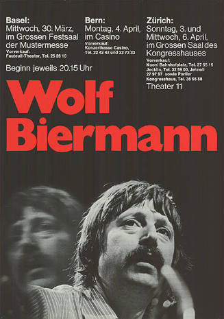 Wolf Biermann, Basel, Bern, Zürich