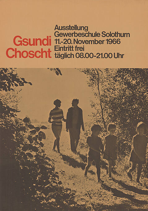 Gsundi Choscht, Ausstellung Gewerbeschule Solothurn