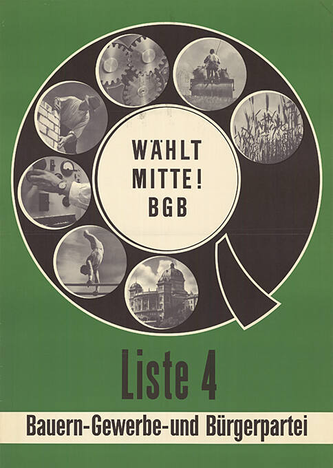 Wählt Mitte! BGB, Liste 4, Bauern-, Gewerbe- und Bürgerpartei