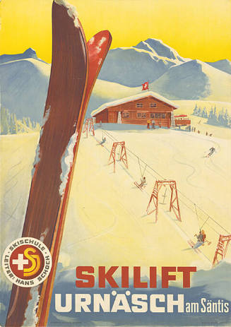 Skilift Urnäsch am Säntis, Skischule, Leiter: Hans Schoch