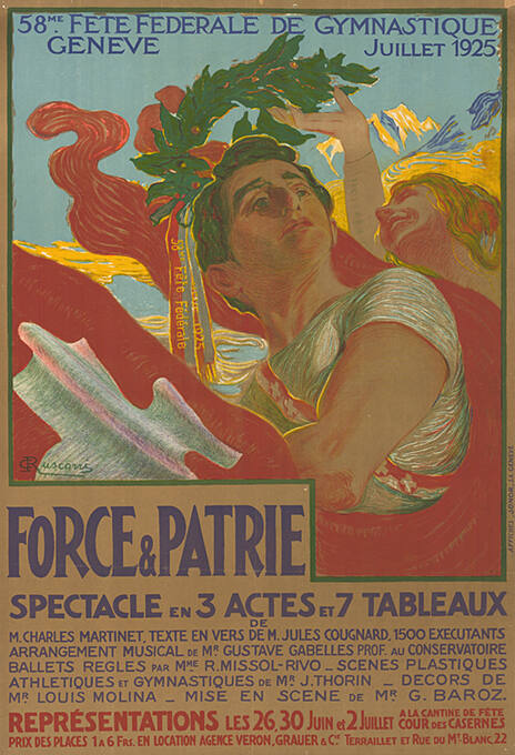 58me Fête Fédérale de Gymnastique, Force & Patrie