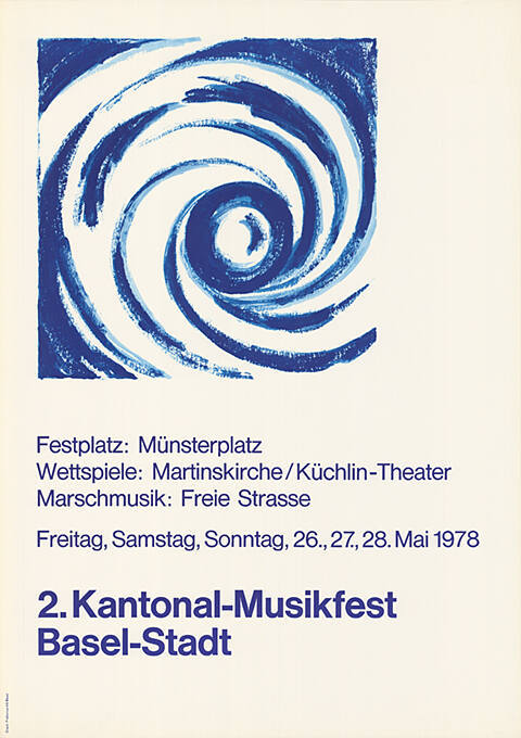 2. Kantonal-Musikfest, Basel-Stadt