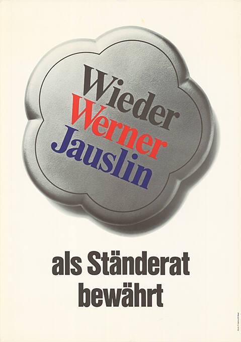 Wieder Werner Jauslin, als Ständerat bewährt