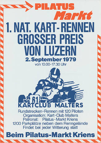 1. Nat. Kart-Rennen, Grosser Preis von Luzern, Kartclub Malters, Beim Pilatus-Markt  in Kriens