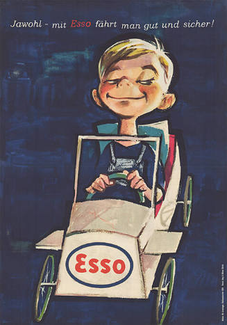 Jawohl – mit Esso fährt man gut und sicher! Esso