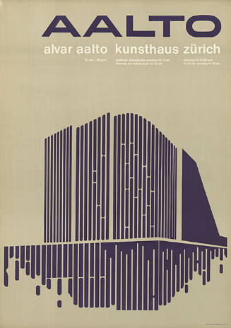 Aalto, Alvar Aalto, Kunsthaus Zürich