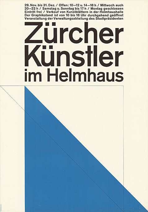 Zürcher Künstler im Helmhaus