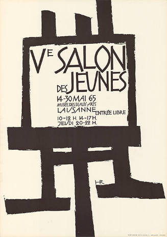 Vᵉ Salon des Jeunes, Musée des Beaux-Arts Lausanne