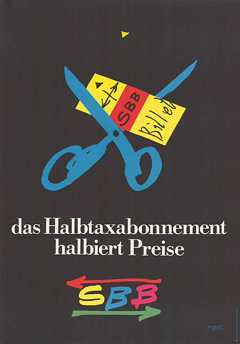 Das Halbtaxabonnement halbiert Preise. SBB