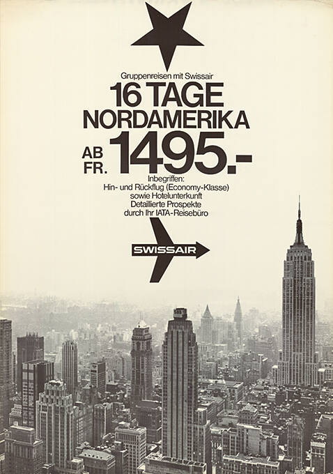 Gruppenreisen mit Swissair, 16 Tage Nordamerika, ab Fr. 1495.-