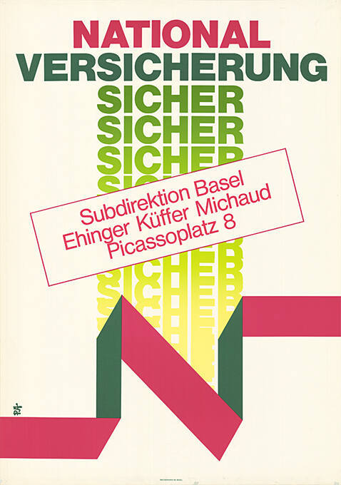 National Versicherung, Subdirektion Basel, Ehringer, Küffer, Michaud