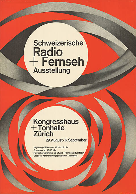 Schweizerische Radio + und Fernseh Ausstellung, Kongresshaus + Tonhalle, Zürich