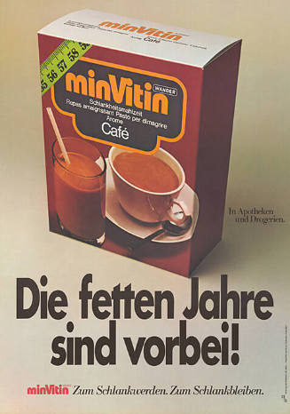 MinVitin, Café, Die fetten Jahre sind vorbei! minVitin zum Schlankwerden. Zum Schlankbleiben.

