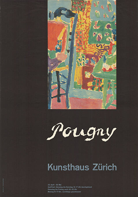 Pougny, Kunsthaus Zürich