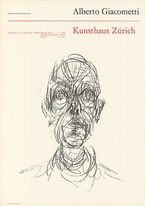 Alberto Giacometti, Kunsthaus Zürich