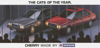 The cats of the year. Cherry made by Nissan