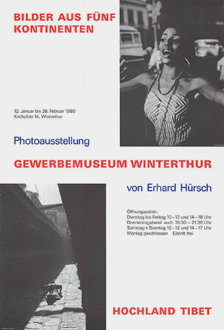 Bilder aus fünf Kontinenten, Hochland Tibet, Photoausstellung von Erhard Hürsch, Gewerbemuseum Winterthur