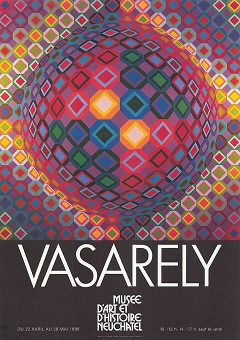 Vasarely, Musée d’Art et d’Histoire, Neuchâtel