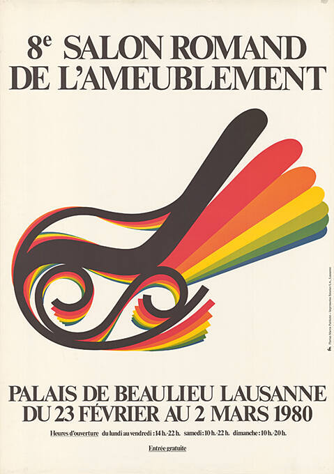 8ᵉ Salon romand de l’ameublement, Palais de Beaulieu, Lausanne