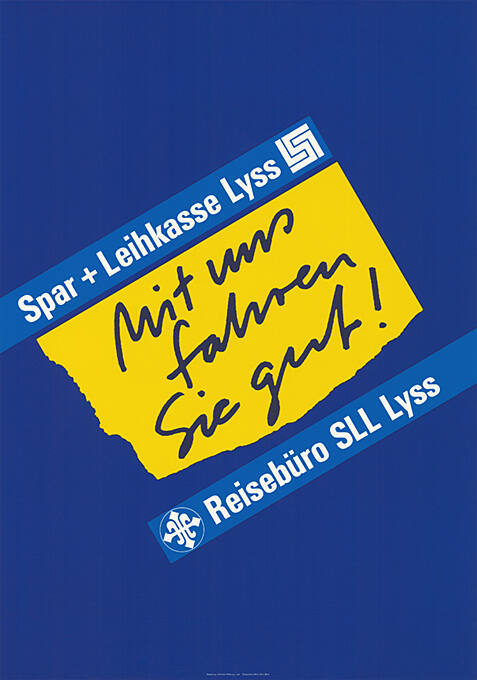 Mit uns fahren Sie gut! Spar + Leihkasse Lyss